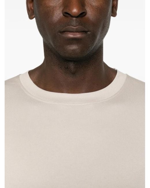 Eleventy White Crew-Neck Short-Sleeve T-Shirt for men