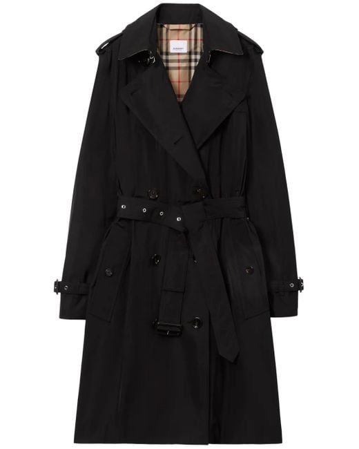 Kensington trench coat di Burberry in Black