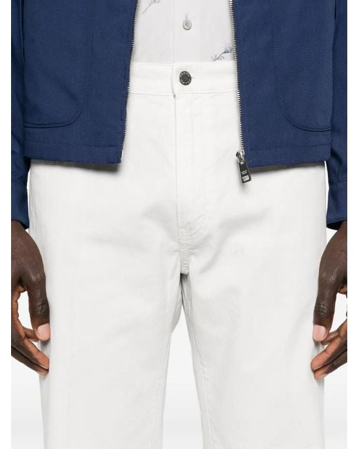 Prada White Denim Cotton Jeans for men