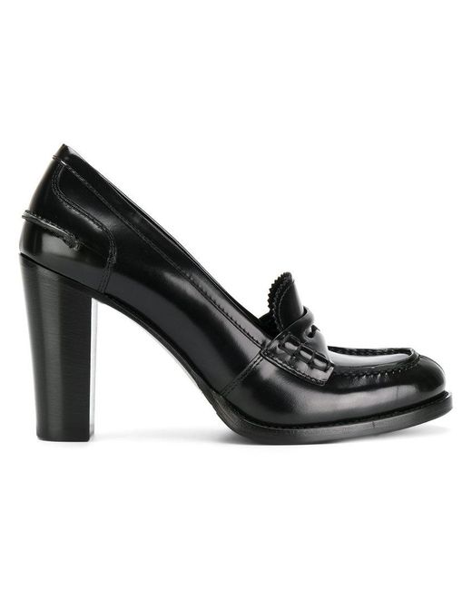 Church's Black Pembrey Loafer Heels