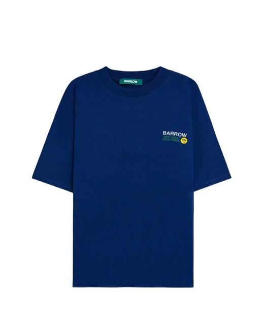 Barrow Blue Crew Neck T-Shirt