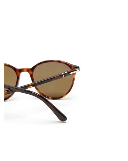 Persol Brown Round-Frame Sunglasses for men