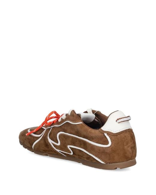 Naked Wolfe Brown Adored Sneakers
