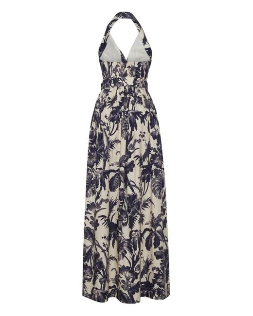 Vestido largo Quentin Cara Cara de color White