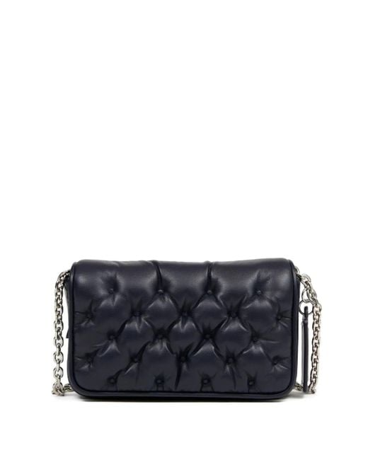 Maison Margiela Blue Glam Slam Quilted Chain Shoulder Bag
