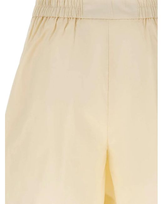 Kaos Natural Elasticated-Waist Shorts