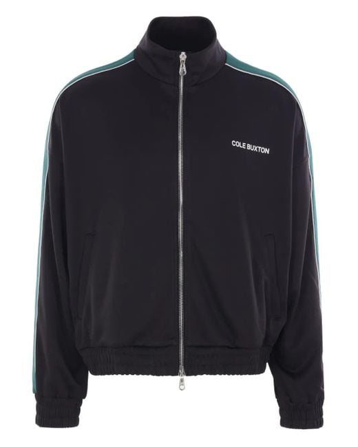 Cole Buxton Black Contrasting-Tape Jacket for men