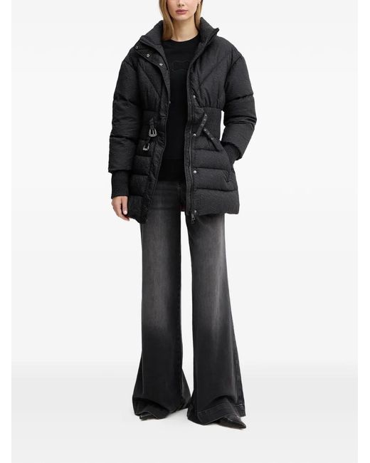 Versace Jeans Couture Black Logo-Embellished Round-Neck Sweatshirt