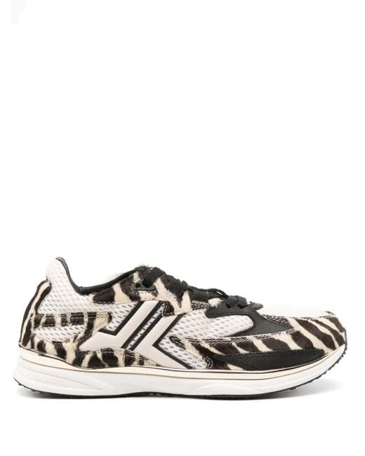Lanvin White Logo-embroidered Sneakers