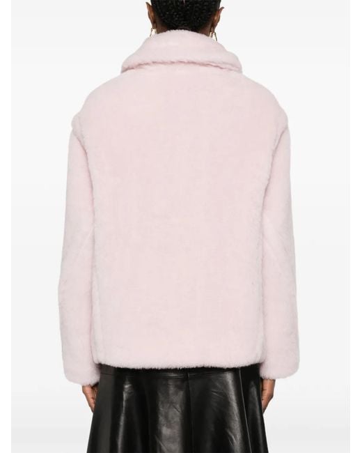 Max Mara Pink Wool Short Coat