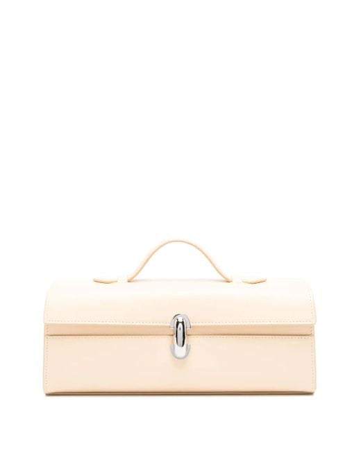 Bolso shopper Slim Symmetry SAVETTE de color Natural