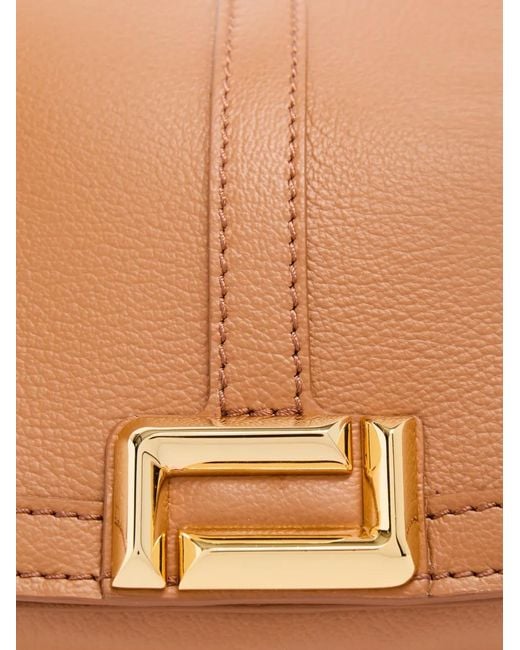 Lancel Brown Medium Celeste Shoulder Bag