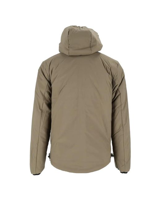 K-Way Black Reversible Hooded Jacket for men