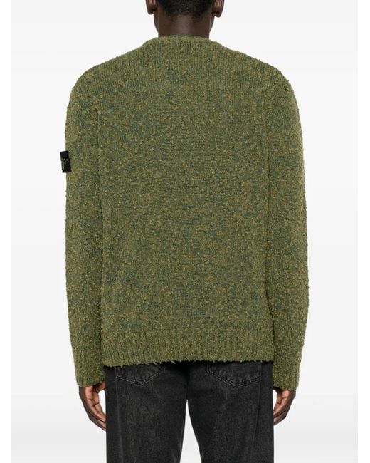 Stone Island Pullover Mit Logo-Patch in Green für Herren