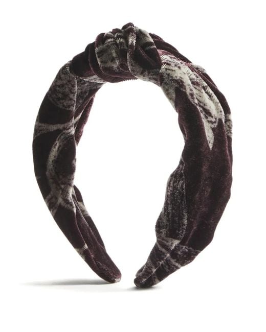 LaDoubleJ Black Knot-Detail Headband
