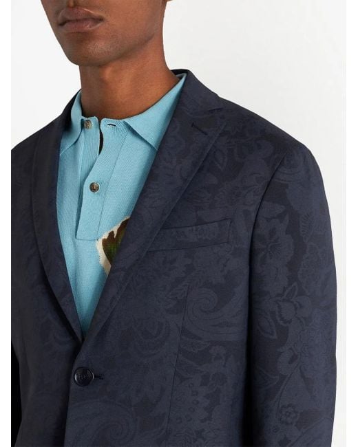 Etro Blue Blazers for men