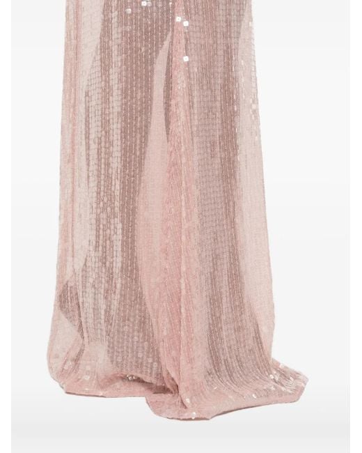 The New Arrivals Ilkyaz Ozel Pink Claudie Maxikleid