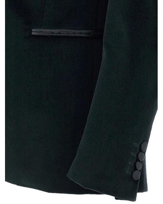 Pal Zileri Black Velvet Blazer for men