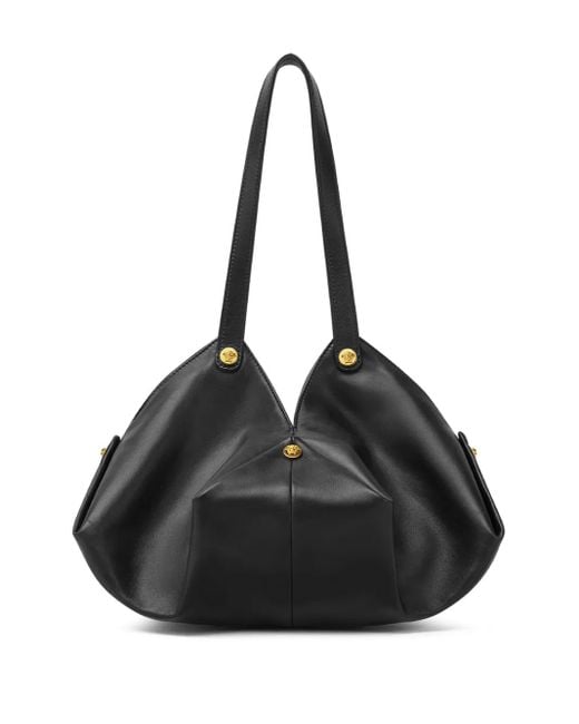 Versace Black Protea Shoulder Bag