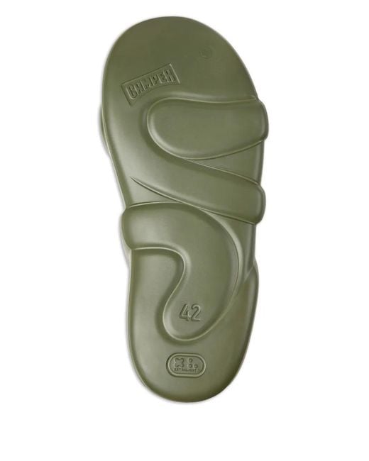 Camper Green Kobarah Strap Flat Sandals for men