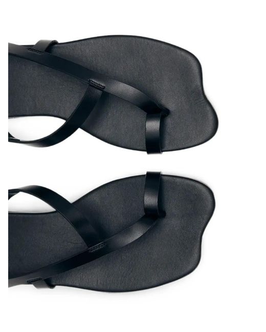 Alohas White Dawn Toe-Strap Flat Sandals