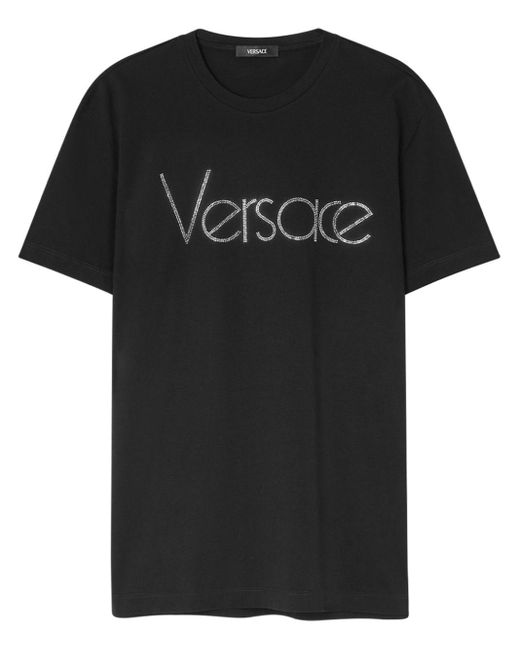 Versace 1978 Re-edition T-shirt Met Logo in het Black voor heren