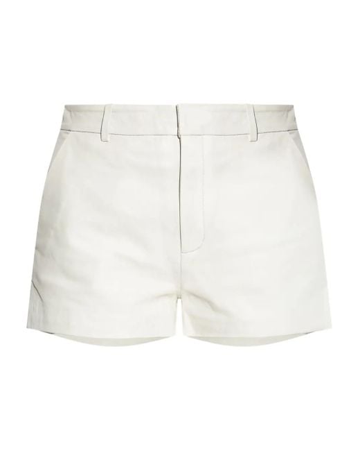 Gestuz White Gzkatri Shorts