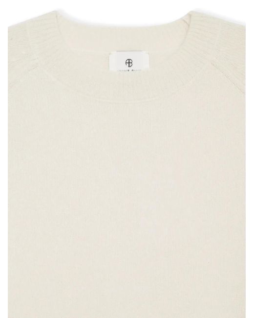 Anine Bing White Jackson Sweater