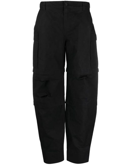 Wardrobe NYC Black Cotton Cargo Pants