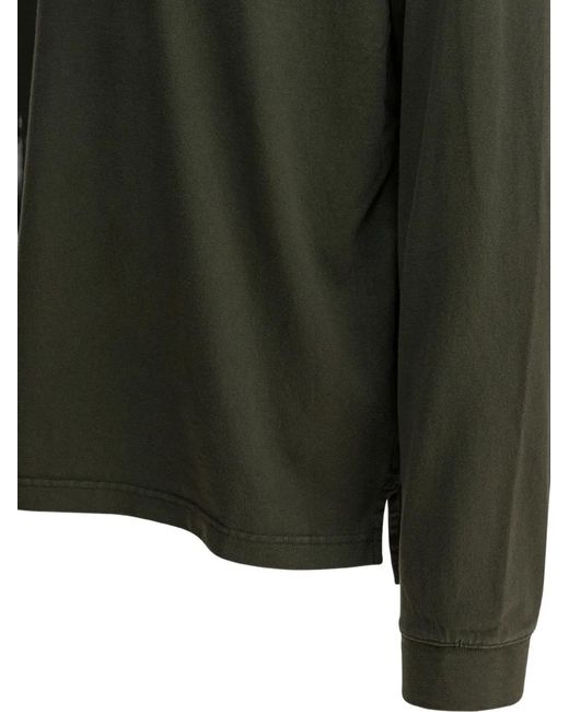 Alex Mill Green Buttoned Polo Shirt for men