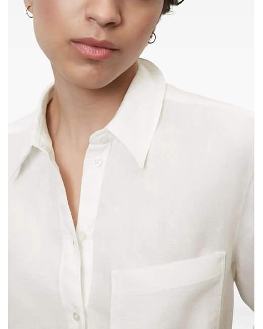 Marc O' Polo White Button-Up Shirt