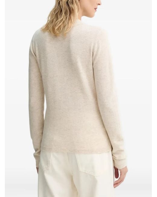 Munthe White Layered Wool Sweater