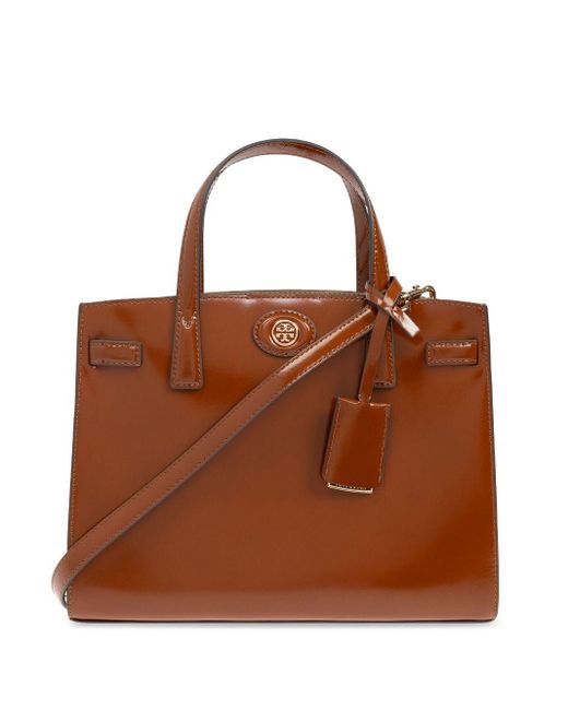 Tory Burch Brown Robinson Tote Bag