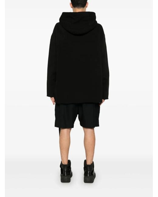 Rick Owens Black Peter Hoodie for men