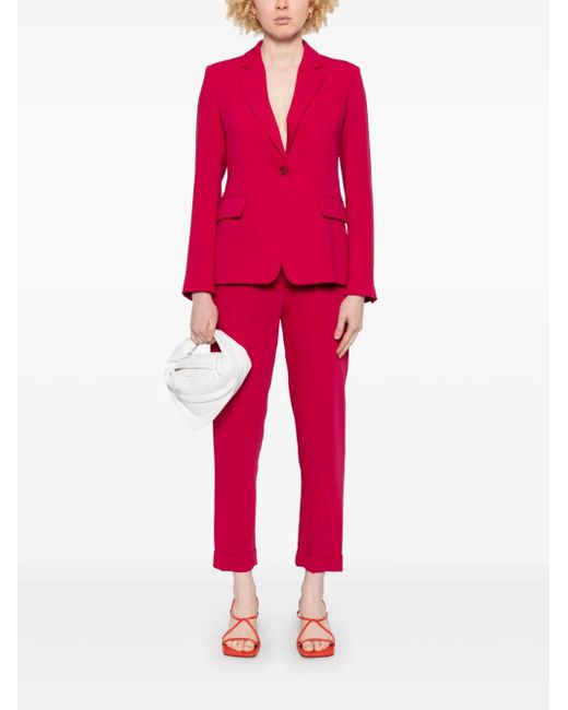 P.A.R.O.S.H. Pink Single-Breasted Blazer