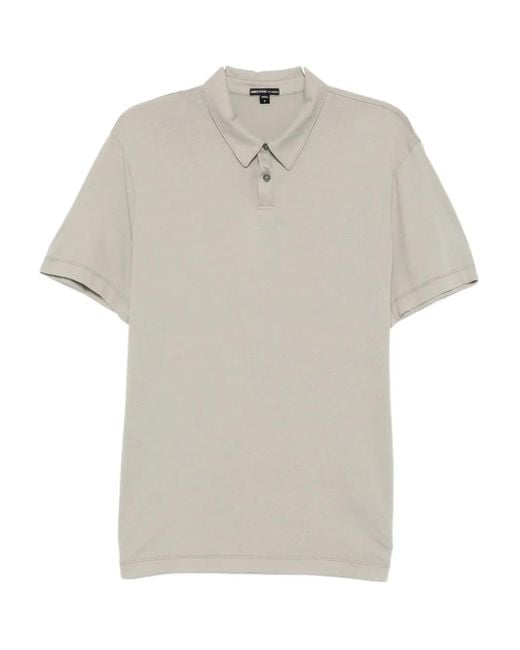 Polo Liso James Perse de hombre de color White