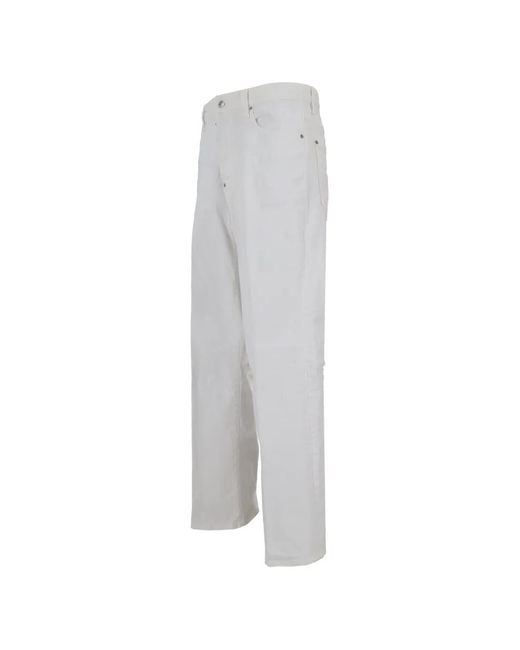 DSquared² White Jean À Poches Multiples for men