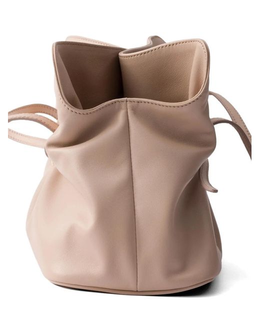 Prada Pink Dada Small Nappa Leather Bag