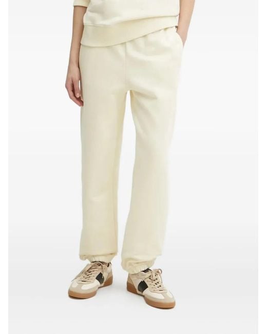 Patrizia Pepe Natural Elasticated-Cuff Trousers