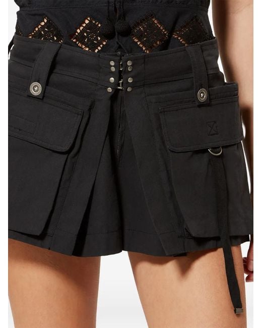 Isabel Marant Black Barta Shorts