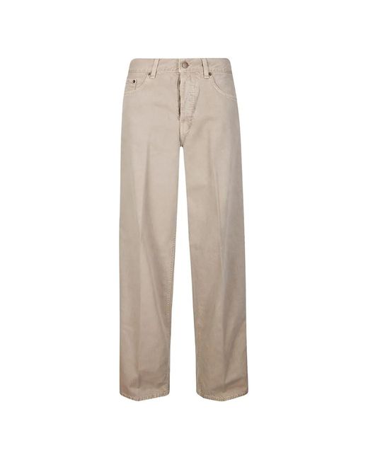Haikure Natural Logo-Patch Jeans
