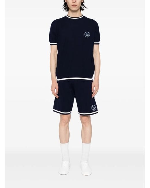 Kiton Blue Knt Sweater for men