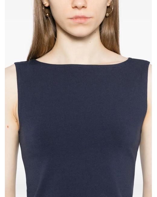 Reformation Blue Dusk Knit Top