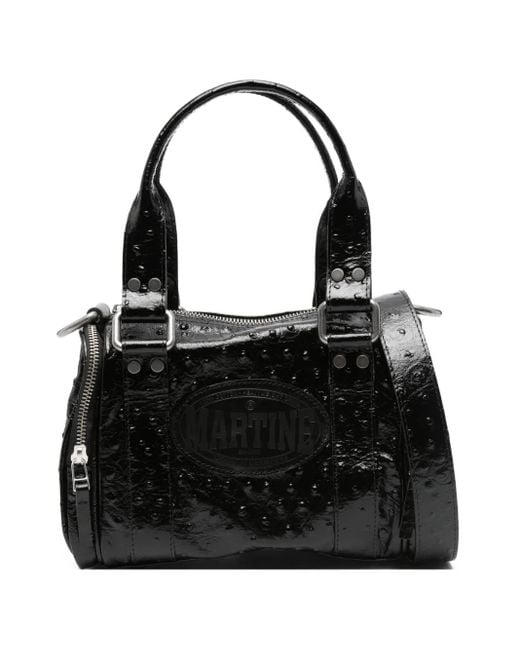 Martine Rose Black Mini Sports Zip Tote Bag