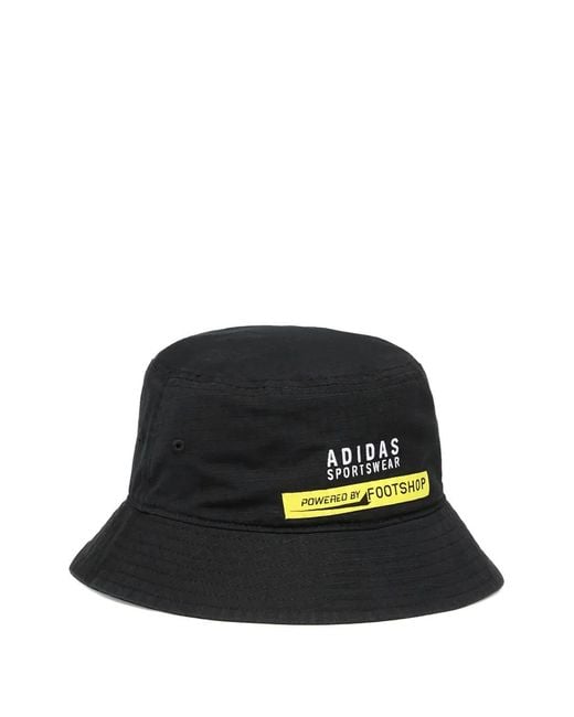 Adidas Black X Footshop X Sparta Logo-Patch Bucket Hat