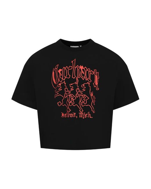 Carhartt Black Graphic-Print T-Shirt for men