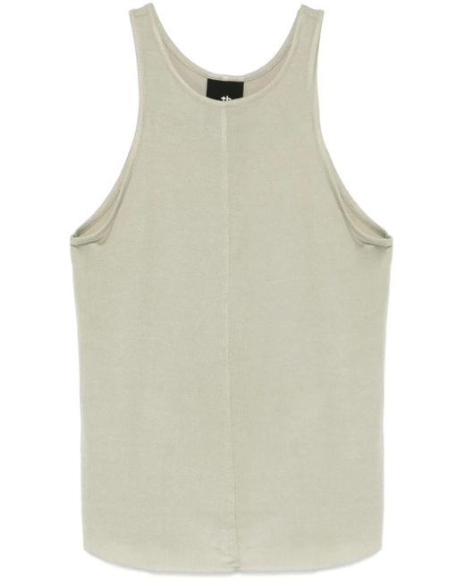 Thom Krom Natural Fine-Ribbed Tank Top