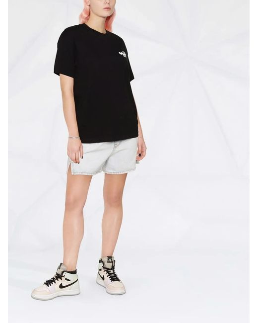 Off-White c/o Virgil Abloh Black Arrow Zebra-Print T-Shirt