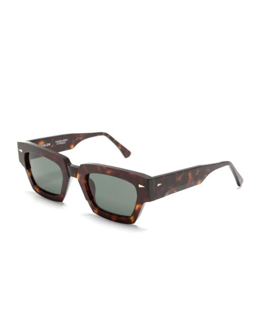 Ahlem Gray Rectangle-Frame Sunglasses