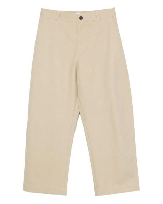 Studio Nicholson Broek Met Knoopsluiting in het Natural voor heren
